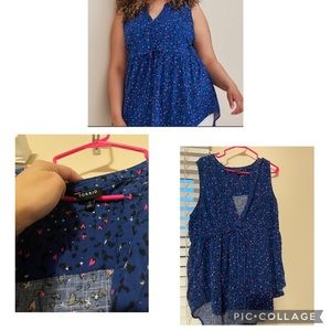 Torrid Emma Babydoll Tunic size 2 like new